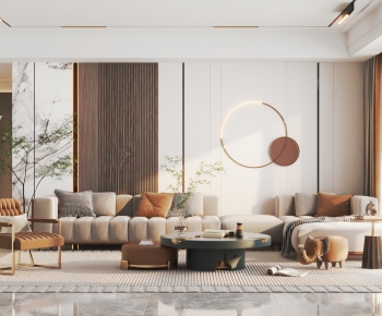 Modern A Living Room-ID:463022958