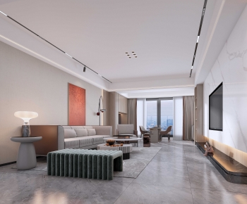 Modern A Living Room-ID:417506936