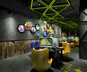 Industrial Style Internet Cafe-ID:300115111