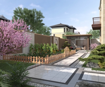 New Chinese Style Courtyard/landscape-ID:550616989