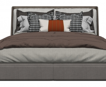 Modern Double Bed-ID:300829892