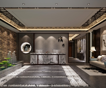 New Chinese Style Lobby Hall-ID:738163958