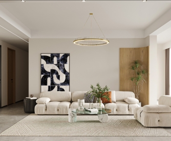 Wabi-sabi Style A Living Room-ID:798465019