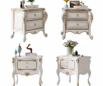 American Style European Style French Style Bedside Cupboard-ID:547182089