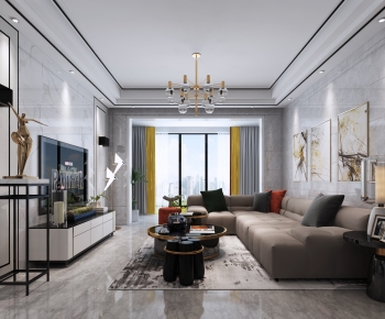 Modern A Living Room-ID:205527078