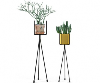 Modern Potted Green Plant-ID:546600102