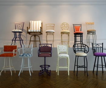 Modern European Style Bar Chair-ID:280163058