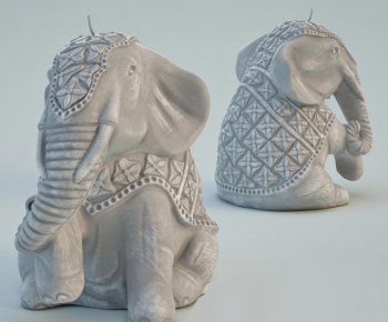现代大象雕塑摆件-ID:842631102