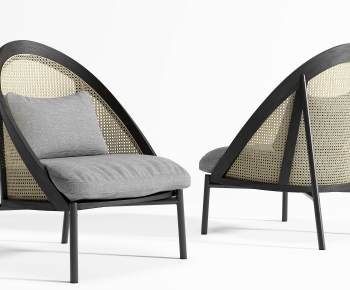 Wabi-sabi Style Lounge Chair-ID:228235015