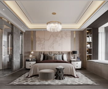 New Chinese Style Bedroom-ID:484555966