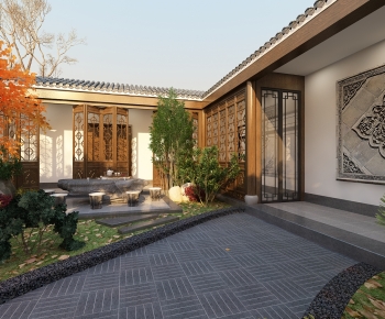 New Chinese Style Courtyard/landscape-ID:168612008