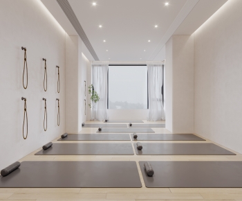 Modern Yoga Room-ID:176044946