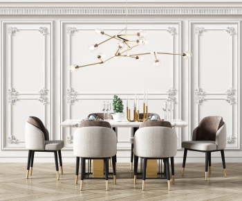 Modern Dining Table And Chairs-ID:987171893