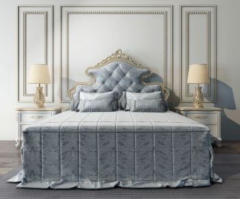 American Style Double Bed-ID:436590918