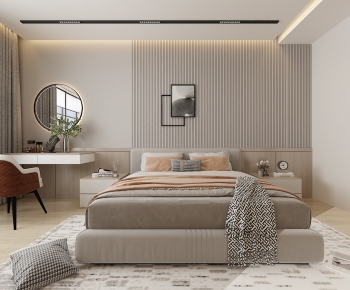 Modern Bedroom-ID:665218112