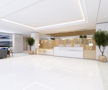 Modern Office Reception Desk-ID:212903021