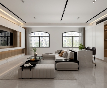 Modern A Living Room-ID:888916976