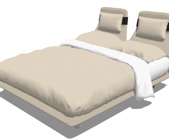 Modern Double Bed-ID:407381135