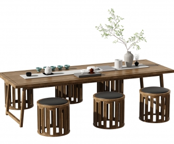 New Chinese Style Tea Tables And Chairs-ID:307724002