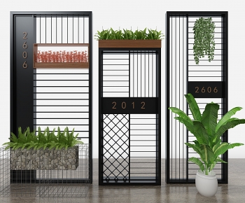 Modern Industrial Style Partition-ID:527260076