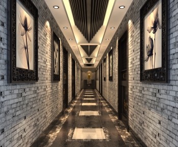 New Chinese Style Corridor-ID:822105886
