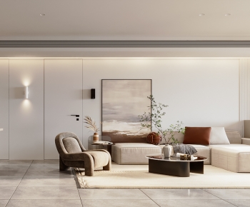 Wabi-sabi Style A Living Room-ID:439435014