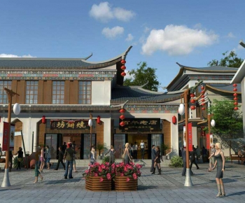 Chinese Style Ancient Architectural Buildings-ID:850100595