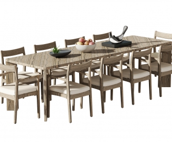 New Chinese Style Dining Table And Chairs-ID:889658933