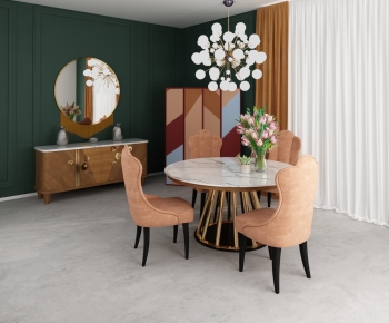 Modern Dining Table And Chairs-ID:839566954
