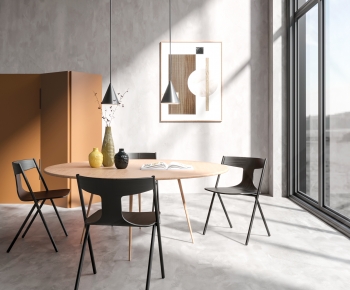 Modern Dining Table And Chairs-ID:439693939
