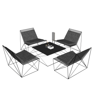 Modern Leisure Table And Chair-ID:414112099