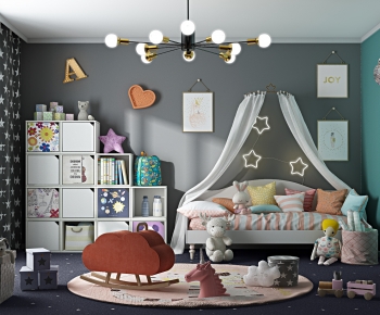 Modern Girl's Room Daughter's Room-ID:760886917