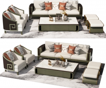 New Chinese Style Sofa Combination-ID:746473077