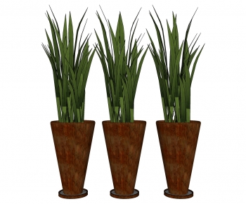 Modern Potted Green Plant-ID:835237981