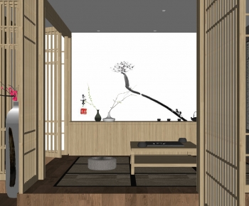 Japanese Style Bedroom-ID:747236018
