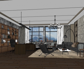 Industrial Style Manager's Office-ID:282740127