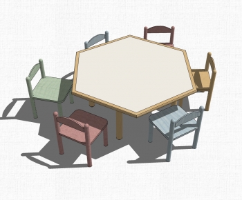 Modern Children's Table/chair-ID:355629912