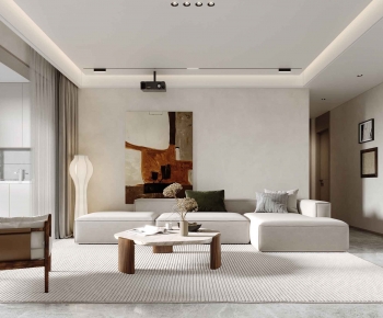 Wabi-sabi Style A Living Room-ID:338660007