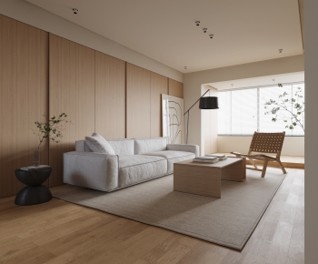 Modern Japanese Style A Living Room-ID:389194977