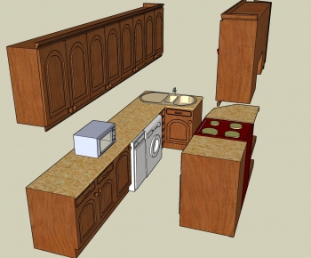 Modern Kitchen Cabinet-ID:670238029