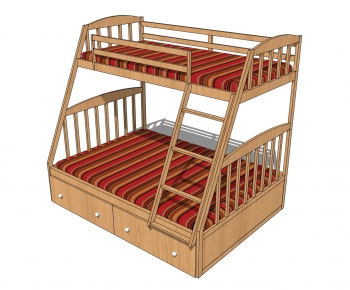 Modern Bunk Bed-ID:904073958