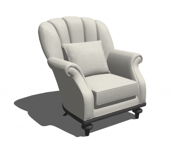 Simple European Style Single Sofa-ID:819125899