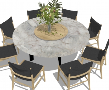 Modern Dining Table And Chairs-ID:837105045