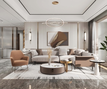 Modern A Living Room-ID:540643933