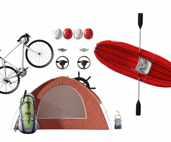 现代户外运动器材 帐篷 自行车 划皮艇-ID:989634991