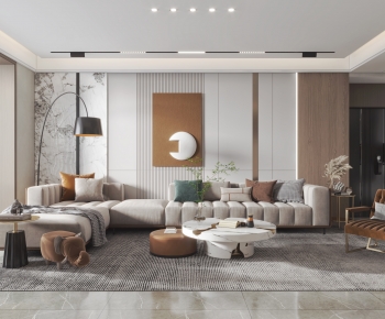 Modern A Living Room-ID:438811064