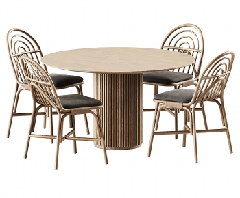 Nordic Style Dining Table And Chairs-ID:634376052