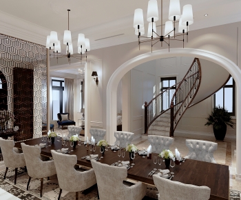 American Style Dining Room-ID:856111054