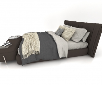 Modern Double Bed-ID:941396004