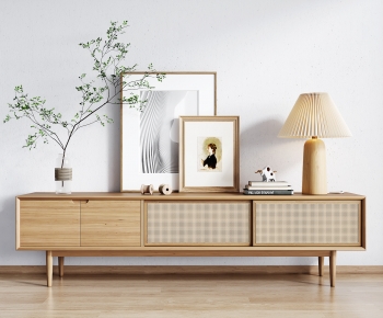Nordic Style Japanese Style TV Cabinet-ID:165951012
